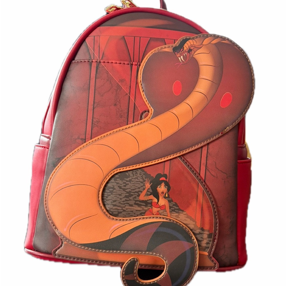 Loungefly Red and Orange Backpack